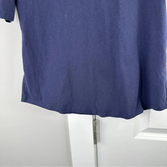 Pomander Place Size XS Navy‎ Pleated Sleeve Short Sleeve Top Classic Tuckernuck - Picture 7 of 9